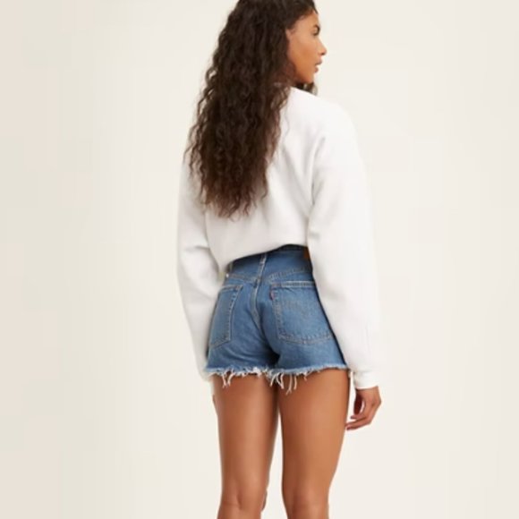 Levis's 501 High Rise Medium Wash - Picture 2 of 10